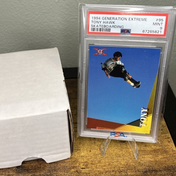 1994 Generation Extreme #95 Tony Hawk Rookie Card PSA 9...